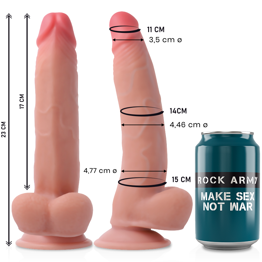 ROCKARMY - DUAL DENSITY LEOPARD 23 CM -O- 4.77 CM - My naughty haven #