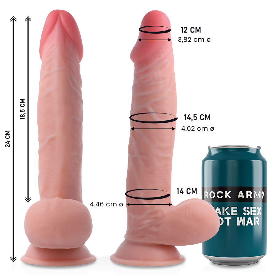 ROCKARMY - DUAL DENSITY SHERMAN 24 CM -O- 4.62 CM - My naughty haven #