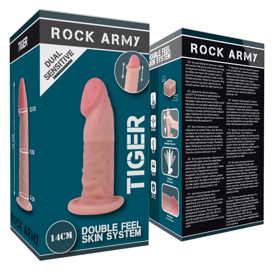 ROCKARMY - ДВОЙНА ПЛЪТНОСТ TIGER 14 CM -O- 4.46 CM