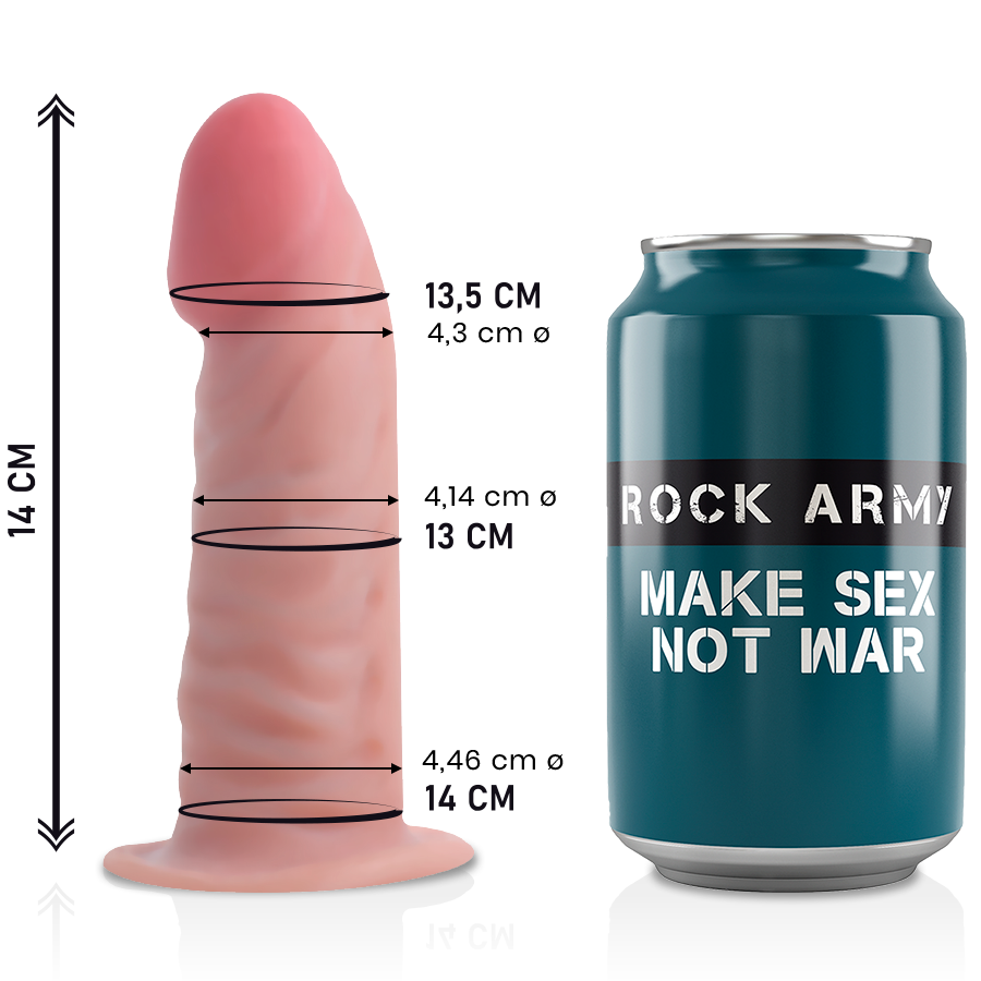 ROCKARMY - DUAL DENSITY TIGER 14 CM -O- 4.46 CM - My naughty haven #