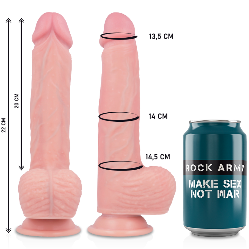 ROCKARMY - HARNESS + LIQUID SILICONE VIBRATOR PREMIUM APACHE REMOTE CONTROL 20.5 CM -O- 4.62 CM - My naughty haven #