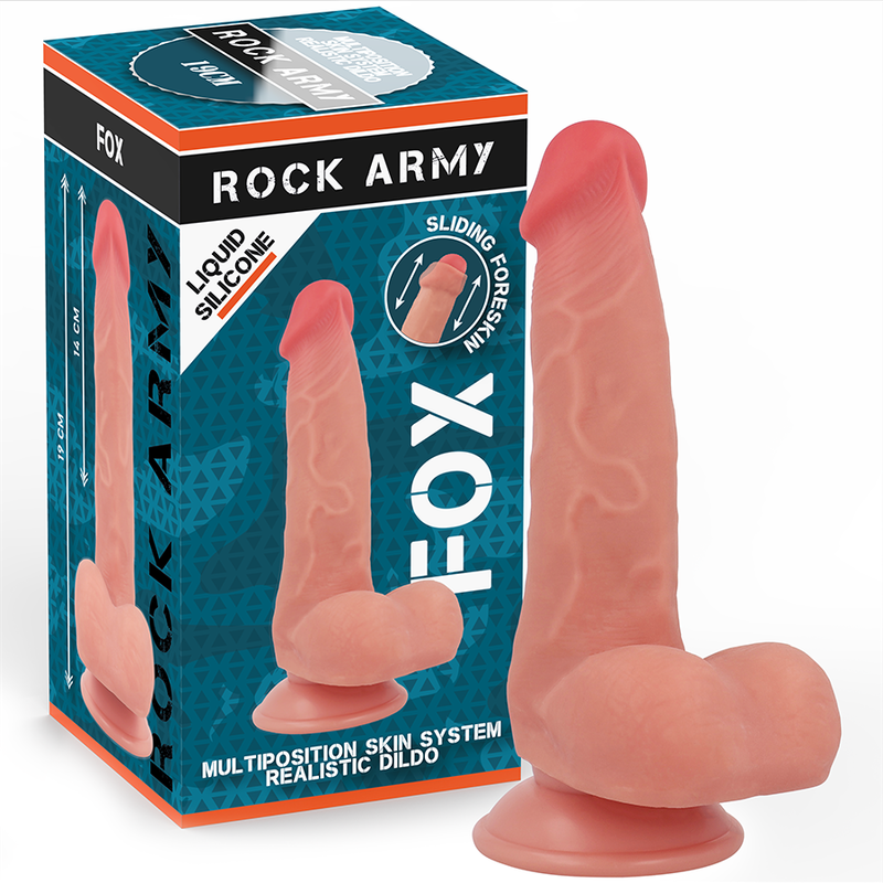 ROCKARMY - LIQUID SILICONE FOX 19 CM -O- 3.2 CM - My naughty haven #