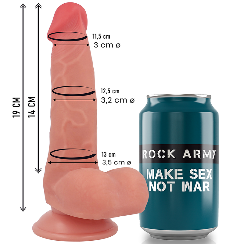 ROCKARMY - LIQUID SILICONE FOX 19 CM -O- 3.2 CM - My naughty haven #
