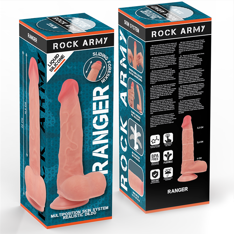 ROCKARMY - LIQUID SILICONE RANGER 22 CM -O- 3.6 CM - My naughty haven #