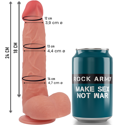 ROCKARMY - LIQUID SILICONE RAPTOR 24 CM -O- 4.4 CM - My naughty haven #