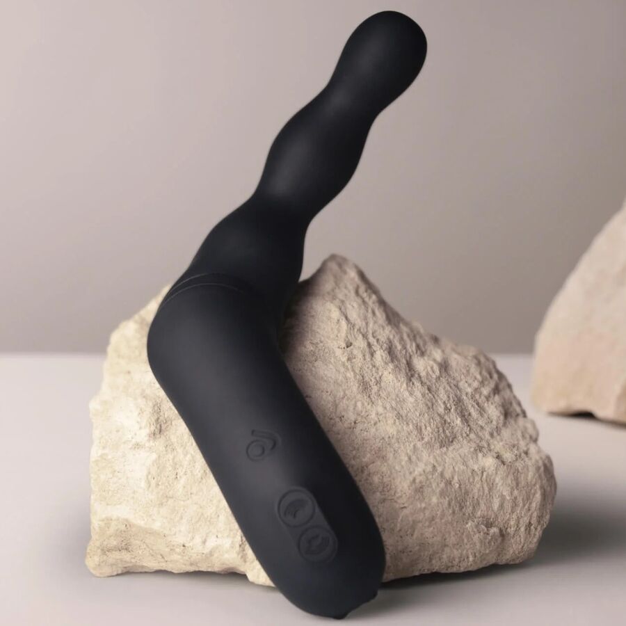 ROCKS-OFF - BLACK PROSTATE AND ANAL VIBRATOR ADAPTER - My naughty haven #