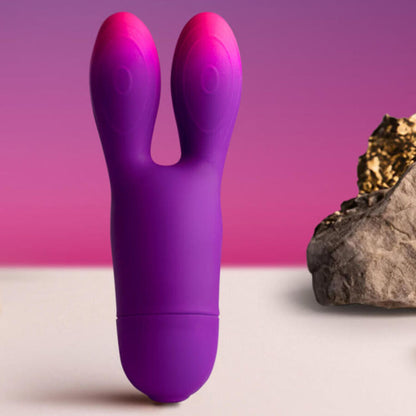 ROCKS- OFF - GLO-GIRL BUNNY PURPLE FLEXIBLE VIBRATOR - My naughty haven #