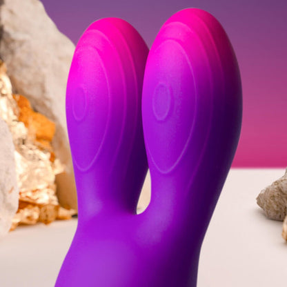 ROCKS- OFF - GLO-GIRL BUNNY PURPLE FLEXIBLE VIBRATOR - My naughty haven #