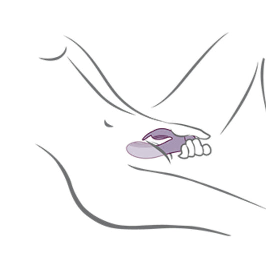 ROCKS- OFF - GLO- GIRL PURPLE RABBIT VIBRATOR - My naughty haven #