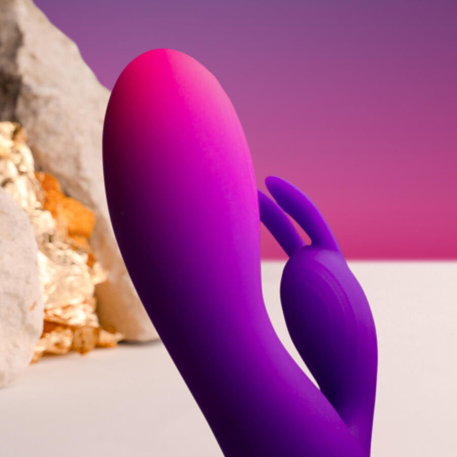 ROCKS- OFF - GLO- GIRL PURPLE RABBIT VIBRATOR - My naughty haven #