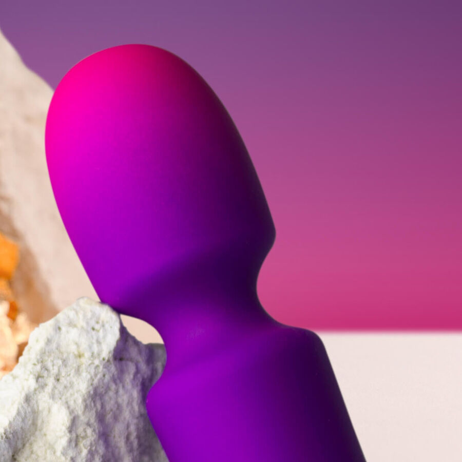 ROCKS- OFF - GLO- GIRL VIBRATOR WAND MINI PURPLE - My naughty haven #
