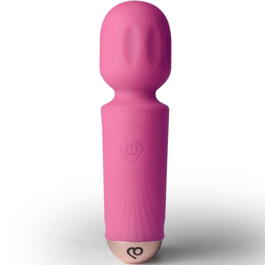 ROCKS-OFF - MINI RECHARGEABLE WAND 16 FUNCTIONS BLACK TULIP - My naughty haven #