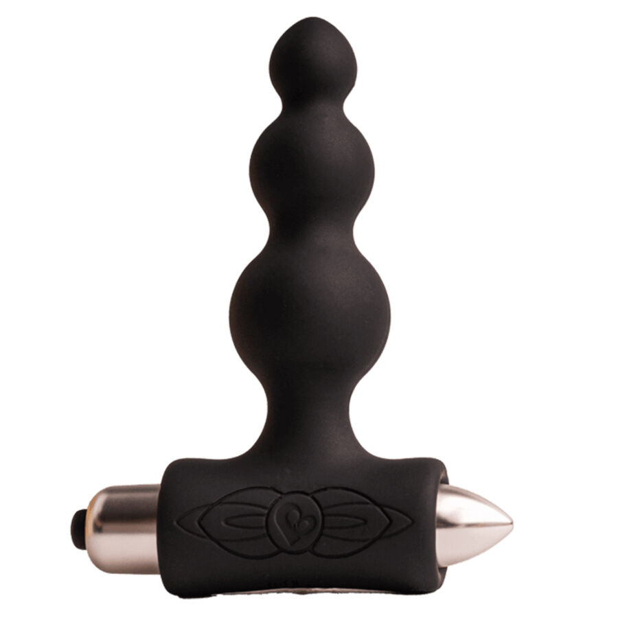 ROCKS- OFF - PETITE SENSATIONS BUBBLES ANAL PLUG VIBRATOR BLACK - My naughty haven #