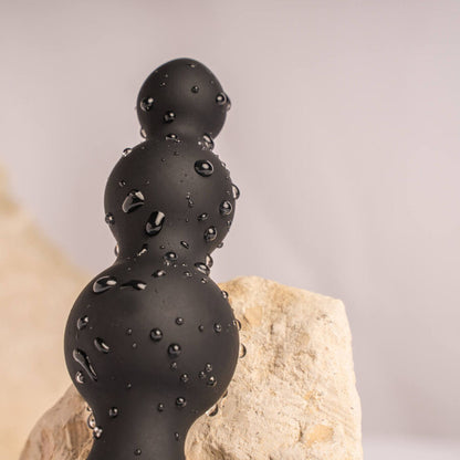 ROCKS- OFF - PETITE SENSATIONS BUBBLES ANAL PLUG VIBRATOR BLACK - My naughty haven #