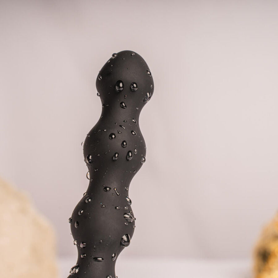 ROCKS- OFF - PETITE SENSATIONS PEARLS ANAL PLUG VIBRATOR BLACK - My naughty haven #