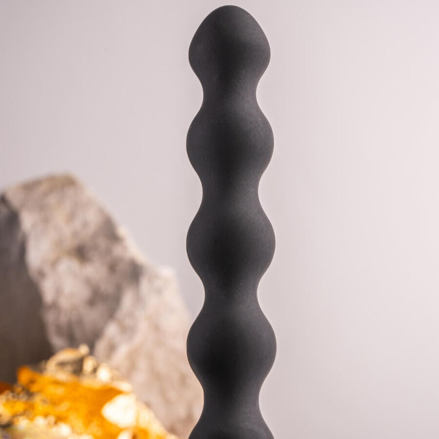ROCKS- OFF - PETITE SENSATIONS PEARLS ANAL PLUG VIBRATOR BLACK - My naughty haven #