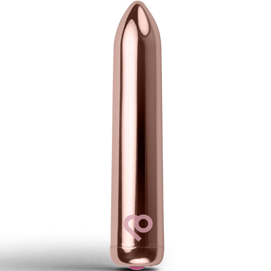 ROCKS-OFF - RECHARGEABLE VIBRATING BULLET GOLDEN ROSE - My naughty haven #
