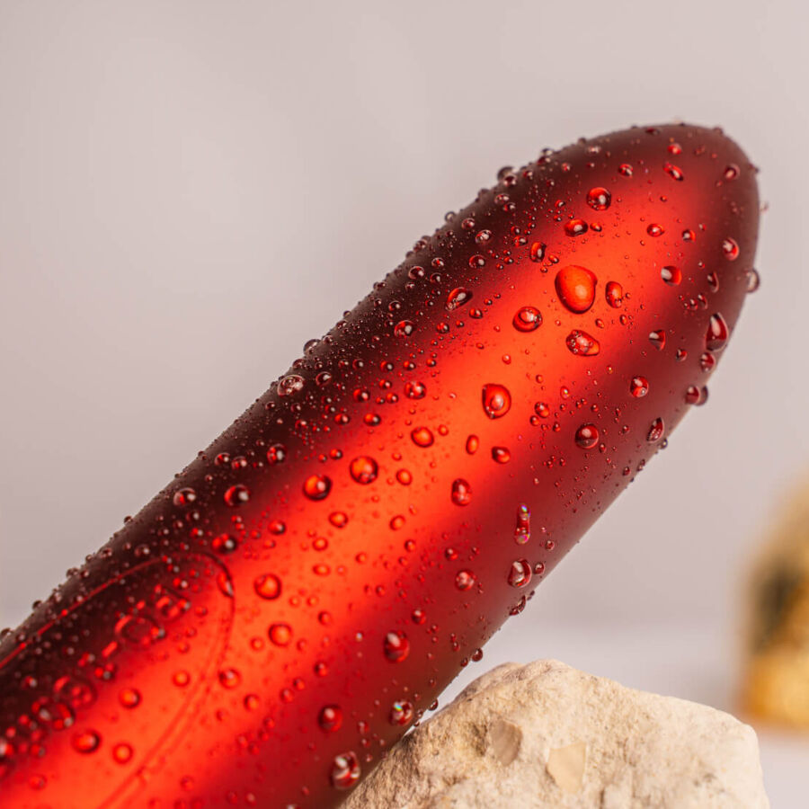 ROCKS-OFF - RO-160 ROUGE ALLURE VIBRATING BULLET RED - My naughty haven #