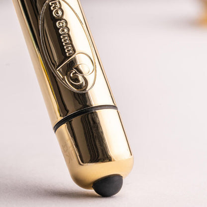 ROCKS- OFF - RO-80 CHAMPAGNE GOLDEN VIBRATING BULLET - My naughty haven #