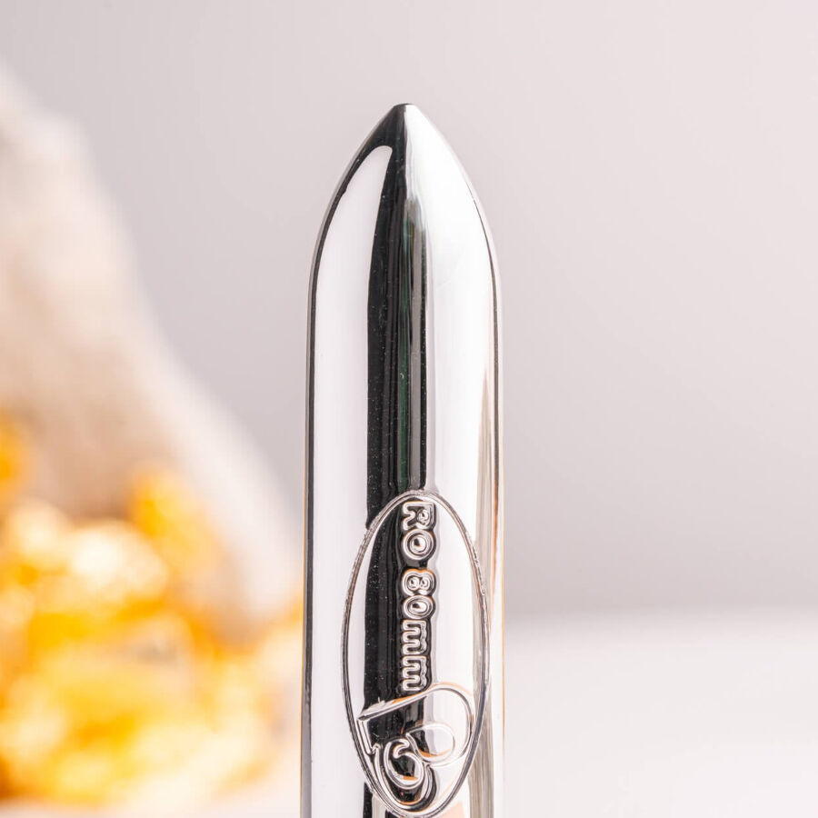 ROCKS-OFF - RO-80 CHROME VIBRATING BULLET SILVER - My naughty haven #