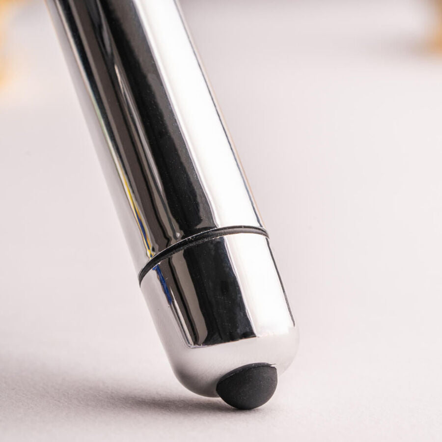 ROCKS-OFF - RO-80 CHROME VIBRATING BULLET SILVER - My naughty haven #