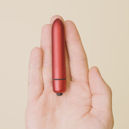 ROCKS-OFF - RO-90 SCARLET VELVET VIBRATING BULLET RED - My naughty haven #