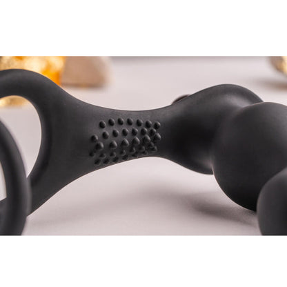 ROCKS-OFF - RO-ZEN RRO ANAL PLUG WITH VIBRATING PENIS RING BLACK - My naughty haven #