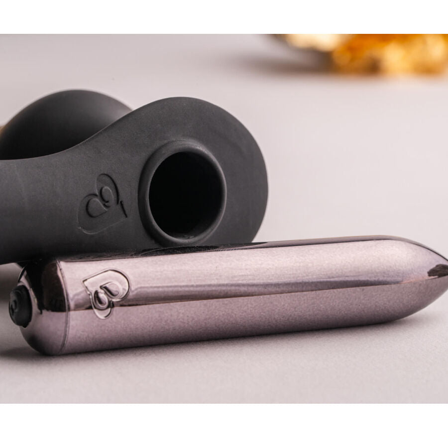 ROCKS-OFF - RO-ZEN RRO ANAL PLUG WITH VIBRATING PENIS RING BLACK - My naughty haven #
