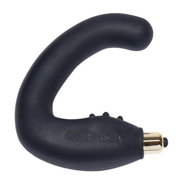 ROCKS-OFF - RUDE-BOY MALE G-SPOT MASSAGER 7 V BLACK - My naughty haven #