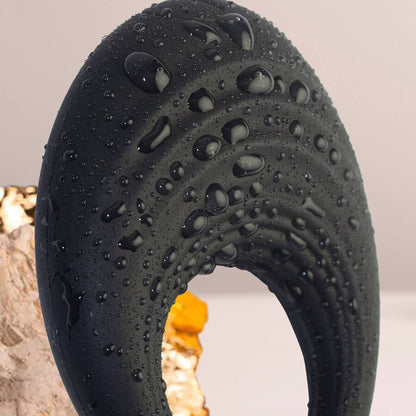 ROCKS-OFF - SPIRE BLACK VIBRATING PENIS RING - My naughty haven #