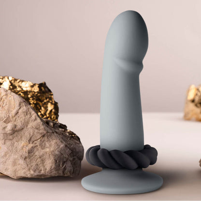 ROCKS-OFF - TWIST BLACK SILICONE MASTURBATOR RING - My naughty haven #