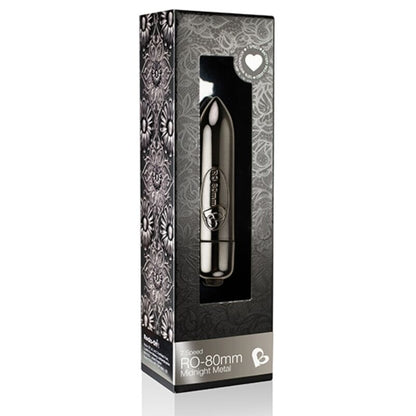 ROCKS-OFF - VIBRATING BULLET RO-80MM MIDNIGHT METAL - My naughty haven #