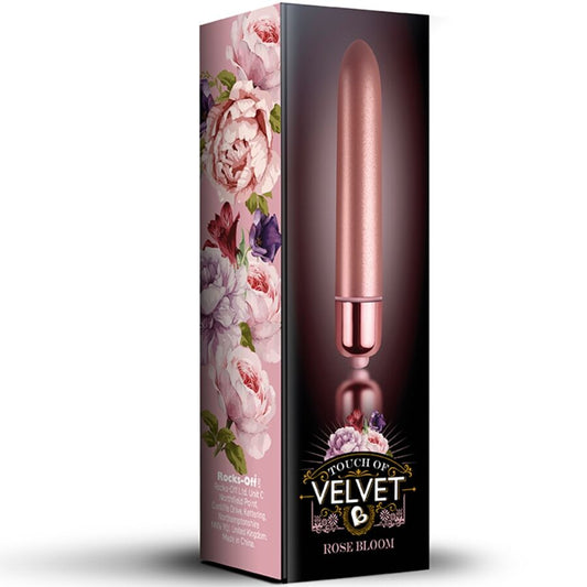 ROCKS-OFF - VIBRATING BULLET TOUCH OF VELVET ROSE BLOOM 10 SPEEDS - My naughty haven #