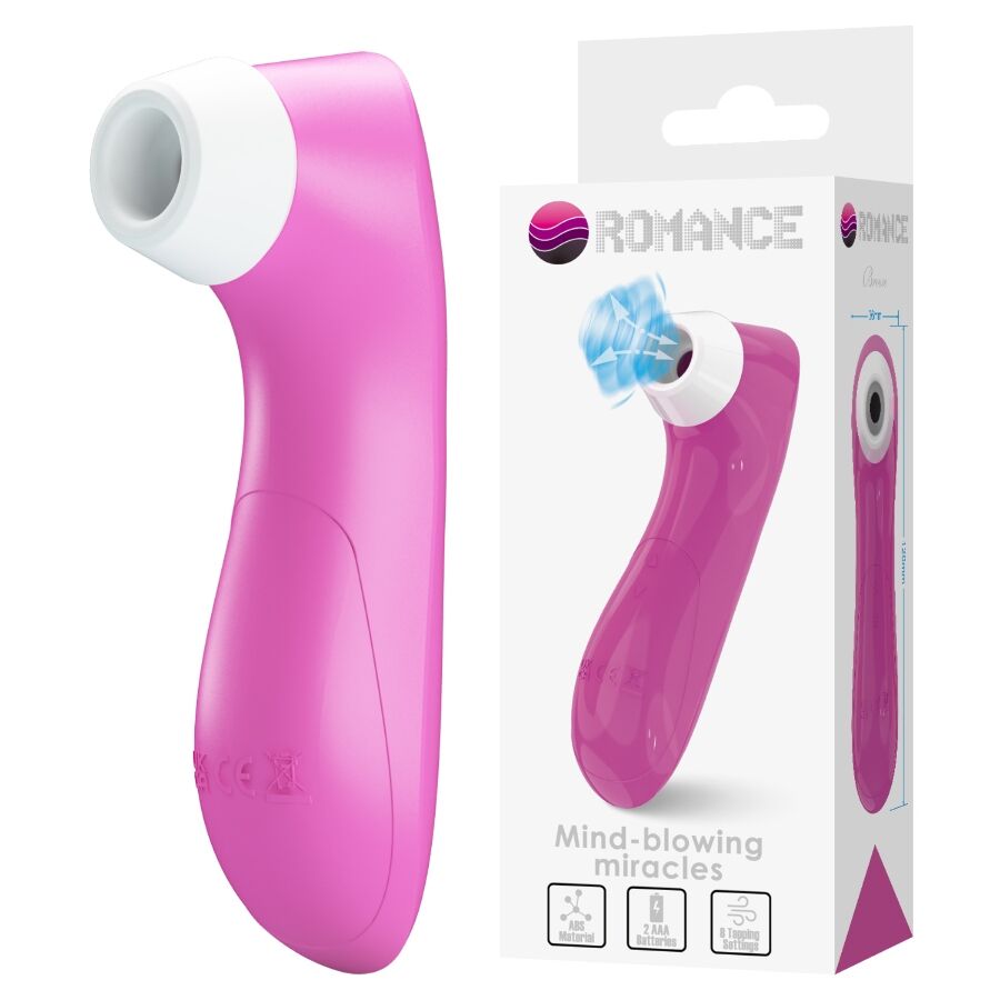 ROMANCE - CLITORAL SUCTION DEVICE WITH PINK PULSATION TECHNOLOGY - My naughty haven #