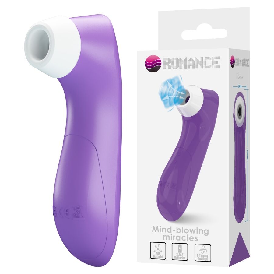 ROMANCE - CLITORAL SUCTION TOOL WITH PULSATION TECHNOLOGY PURPLE - My naughty haven #