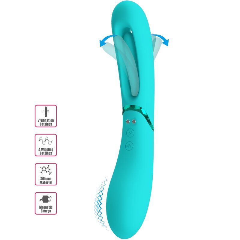 ROMANCE - LEXIE G-SPOT VIBRATOR 7 VIBRATIONS BLUE - My naughty haven #
