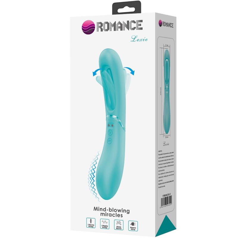 ROMANCE - LEXIE G-SPOT VIBRATOR 7 VIBRATIONS BLUE - My naughty haven #