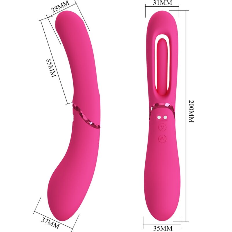 ROMANCE - LEXIE G-SPOT VIBRATOR 7 VIBRATIONS PINK - My naughty haven #