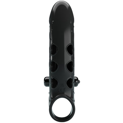 ROMANCE - VIBRATING PENIS SLEEVE BLACK - My naughty haven #