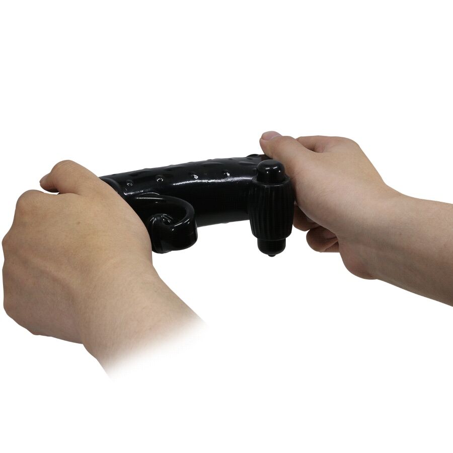 ROMANCE - VIBRATING PENIS SLEEVE BLACK - My naughty haven #