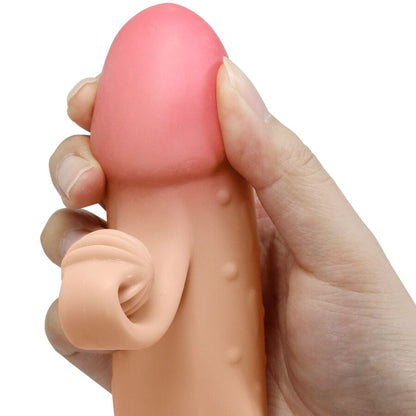 ROMANCE - VIBRATING PENIS SLEEVE NATURAL - My naughty haven #