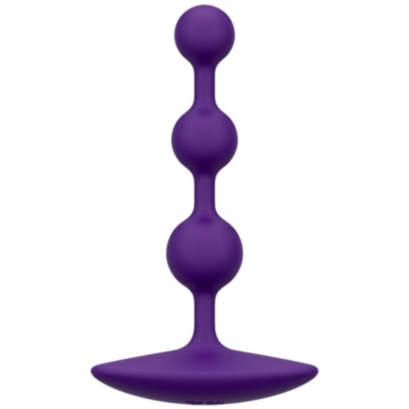ROMP - AMP PURPLE FLEXIBLE SILICONE ANAL BEADS 12.5 CM PURPLE - My naughty haven #