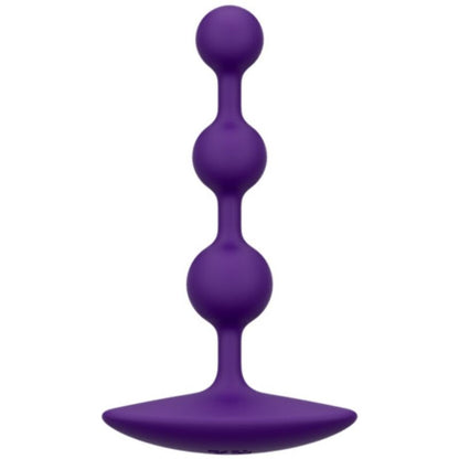 ROMP - AMP PURPLE FLEXIBLE SILICONE ANAL BEADS 12.5 CM PURPLE - My naughty haven #