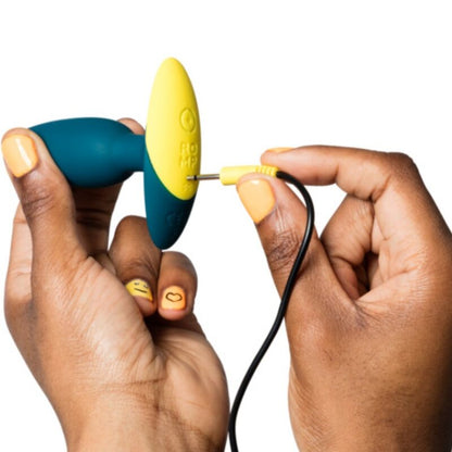 ROMP - BASS PLUG ANAL VIBRATOR 10 CM GREEN - My naughty haven #
