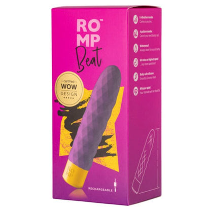 ROMP - BEAT MINI MULTIFUNCTION VIBRATING BULLET VIOLET - My naughty haven #
