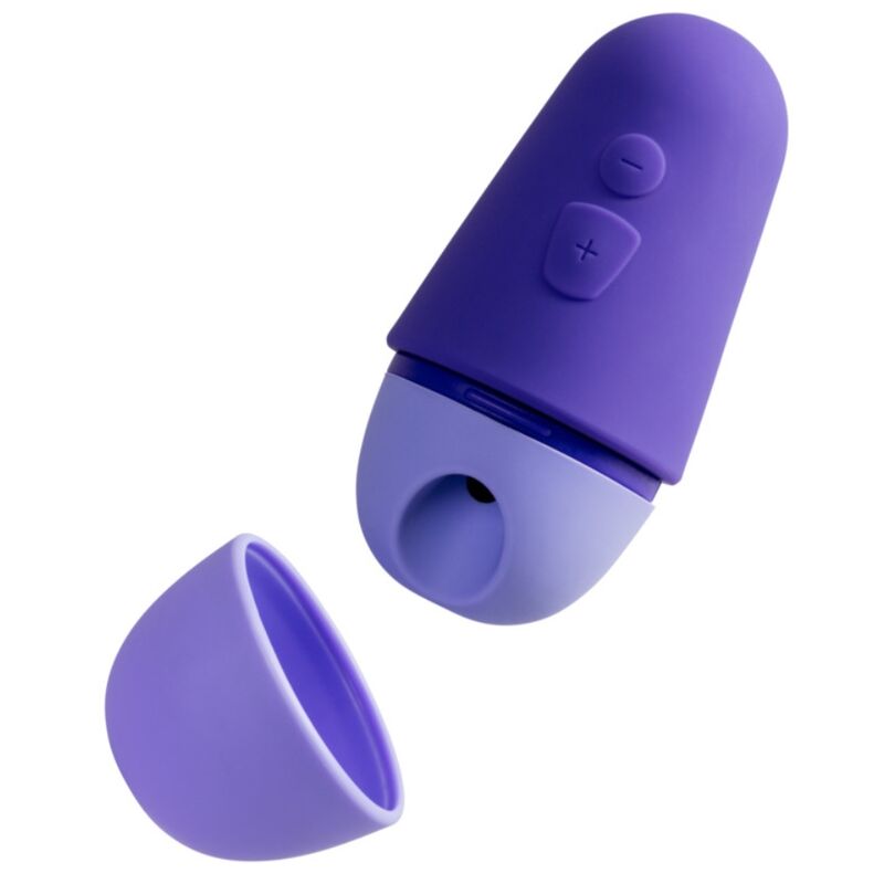 ROMP - FREE X CLITORAL STIMULATOR WITH LID 10 LEVELS RECHARGEABLE PURPLE - My naughty haven #