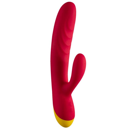 ROMP - JAZZ RECHARGEABLE RABBIT VIBRATOR RED - My naughty haven #