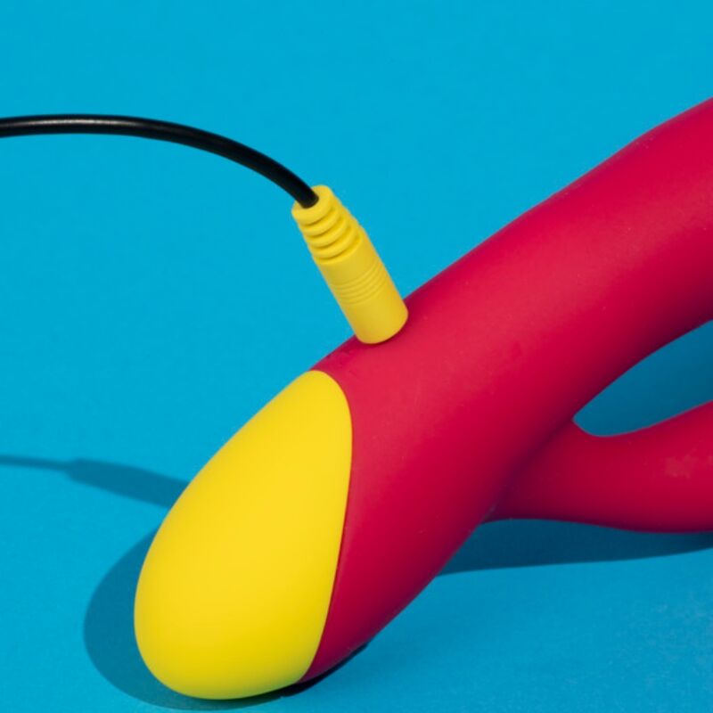ROMP - JAZZ RECHARGEABLE RABBIT VIBRATOR RED - My naughty haven #