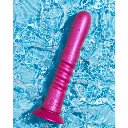 ROMP - JIGGLE UP AND DOWN VIBRATOR WITH PINK SUCTION CUP - My naughty haven #