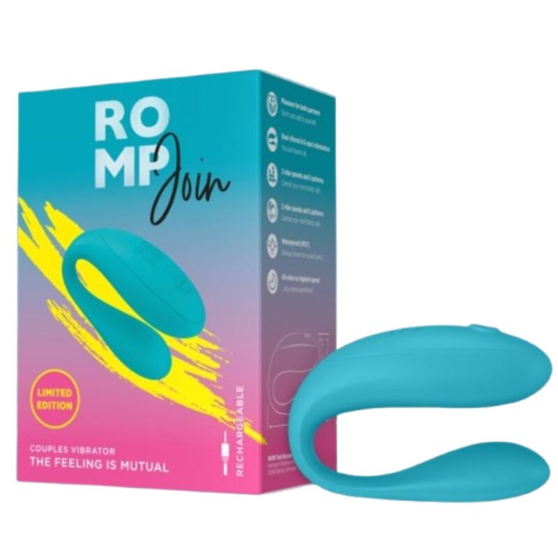 ROMP - JOIN TURQUOISE COUPLES VIBRATOR - My naughty haven #